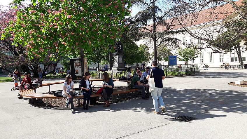 Campus of the University of Vienna © Annika Schönauer