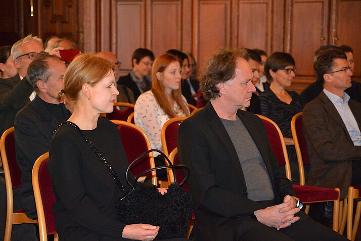 Ehrenzeichenverleihung 27.10.2016: Mag. S. Breuss, Prof. C. Reinprecht. Foto: D. Lipp