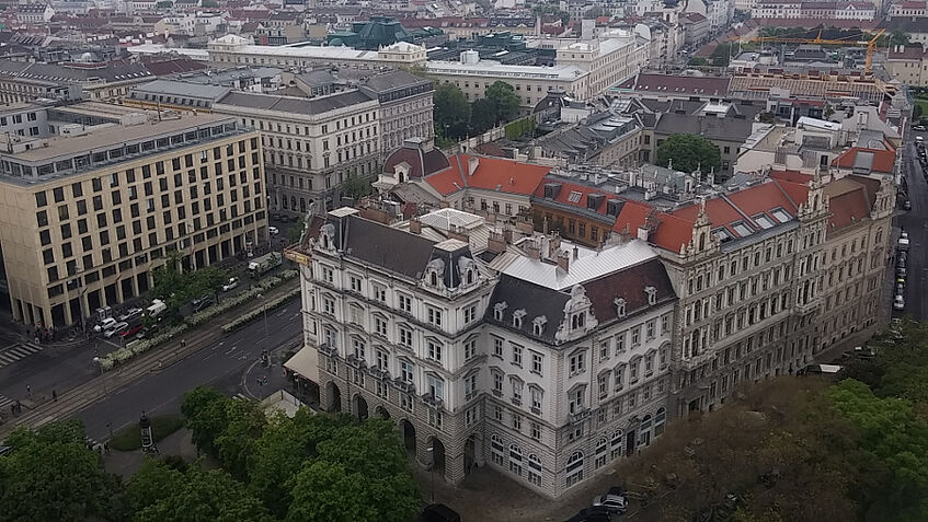 Gebäude des Instituts für Soziologie, Universität Wien, Rooseveltplatz 2, 1090 Wien