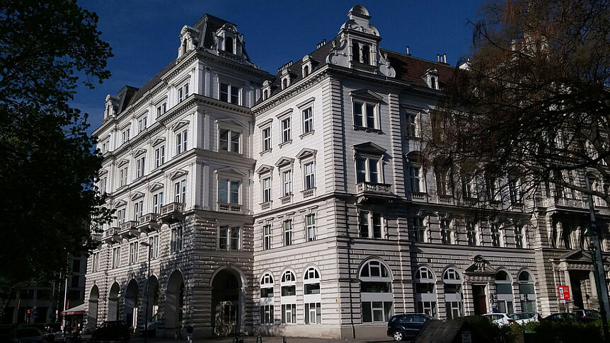 Gebäude des Instituts für Soziologie, Universität Wien, Rooseveltplatz 2, 1090 Wien